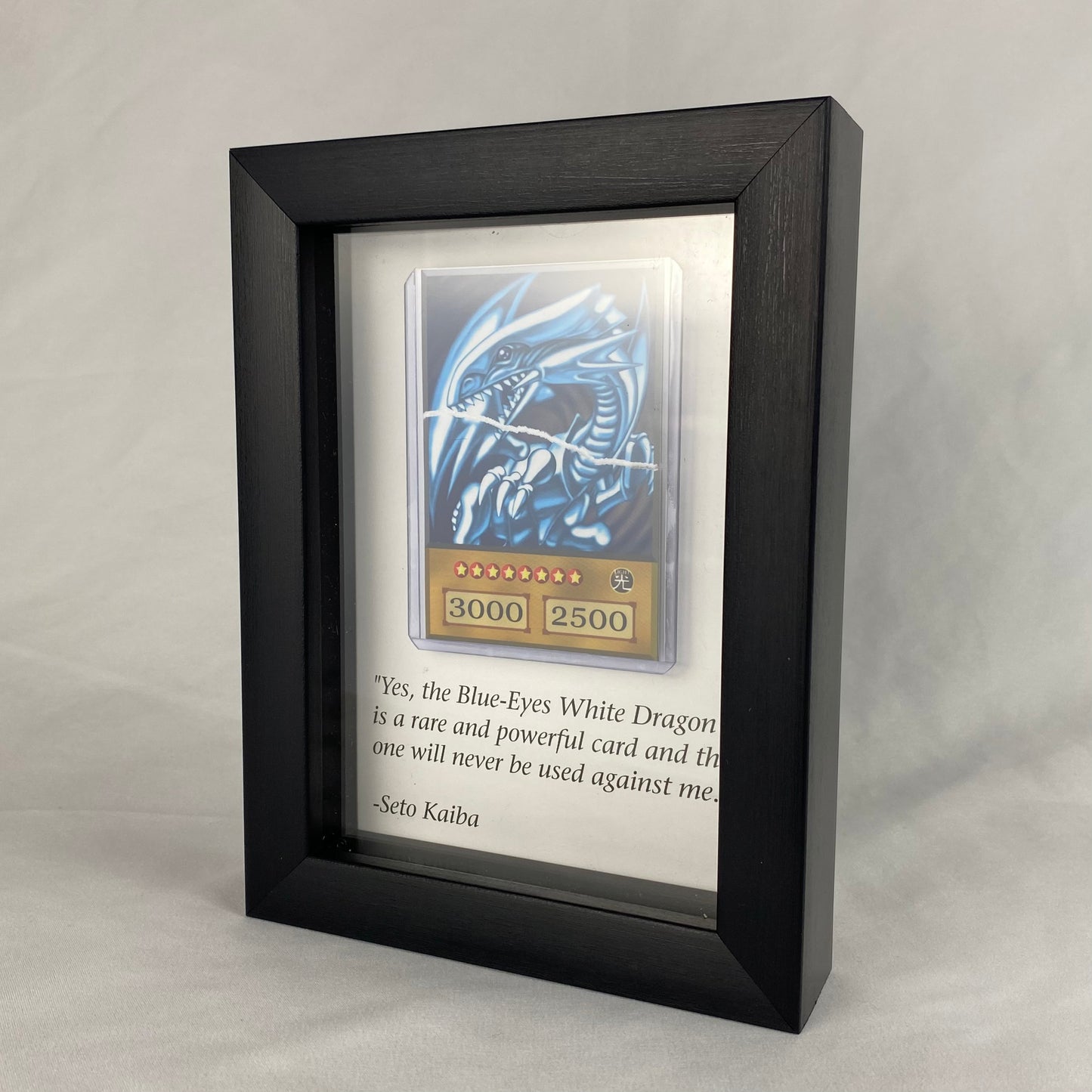 Blue-Eyes Framed Display