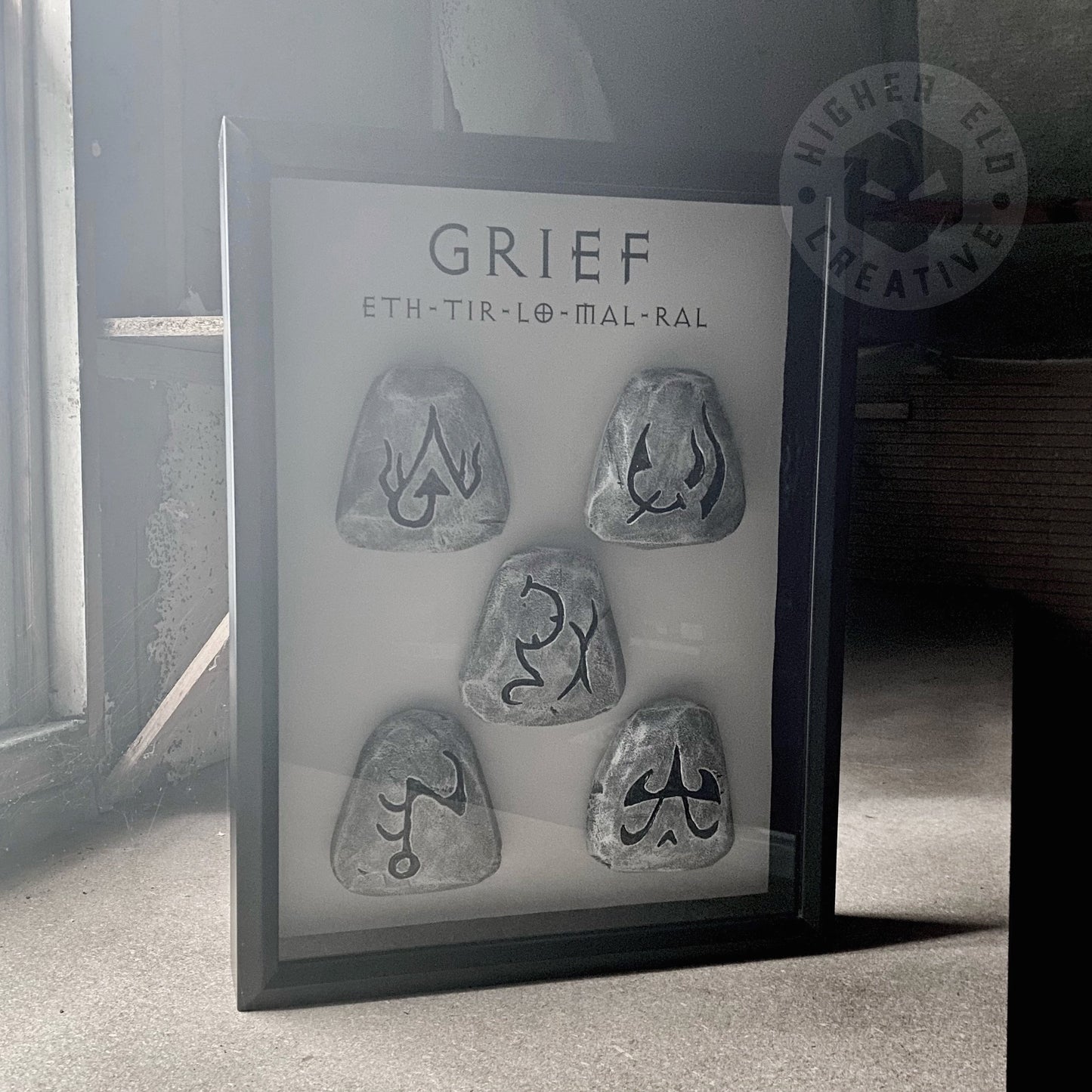 Runeword Framed Display