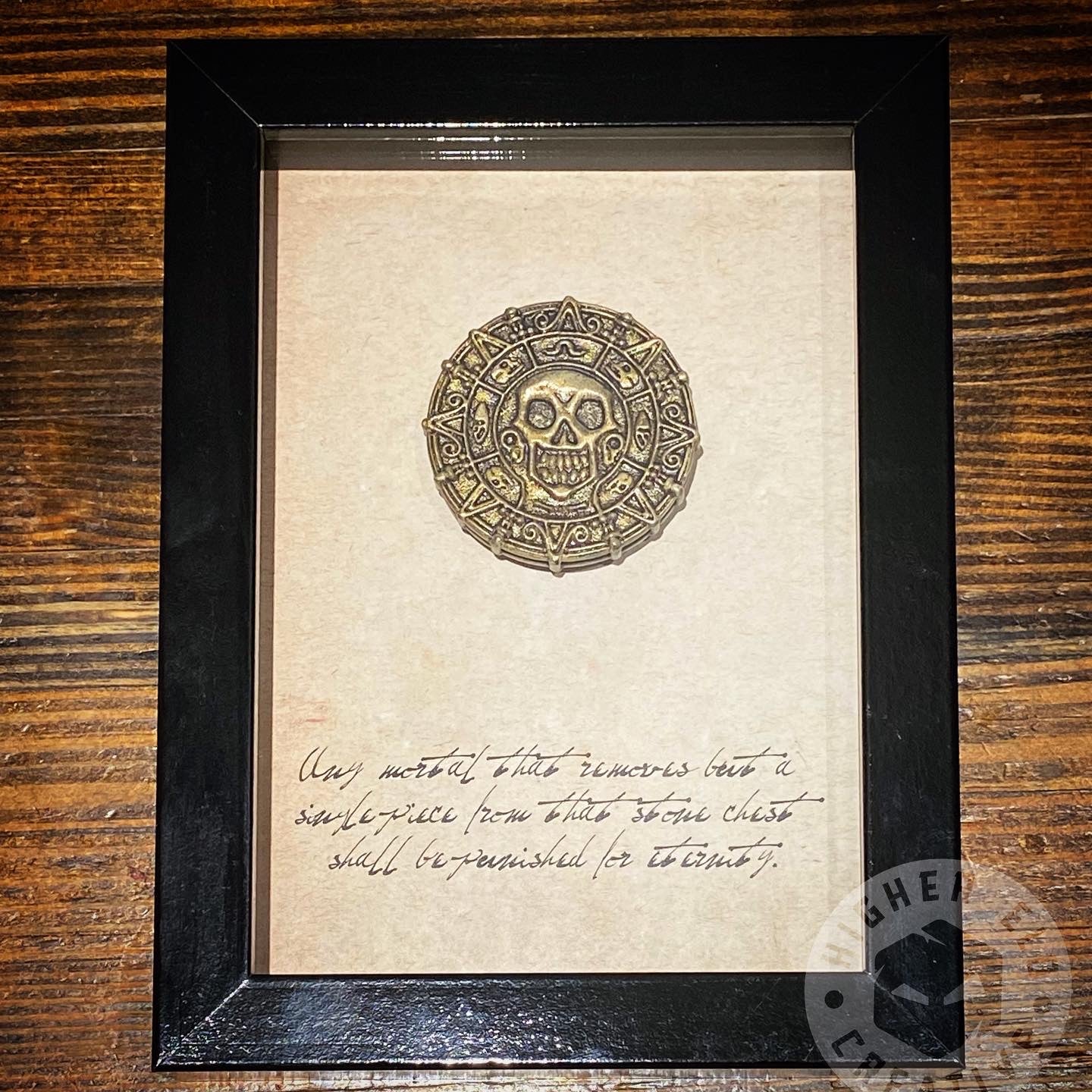 Cursed Coin Framed Display