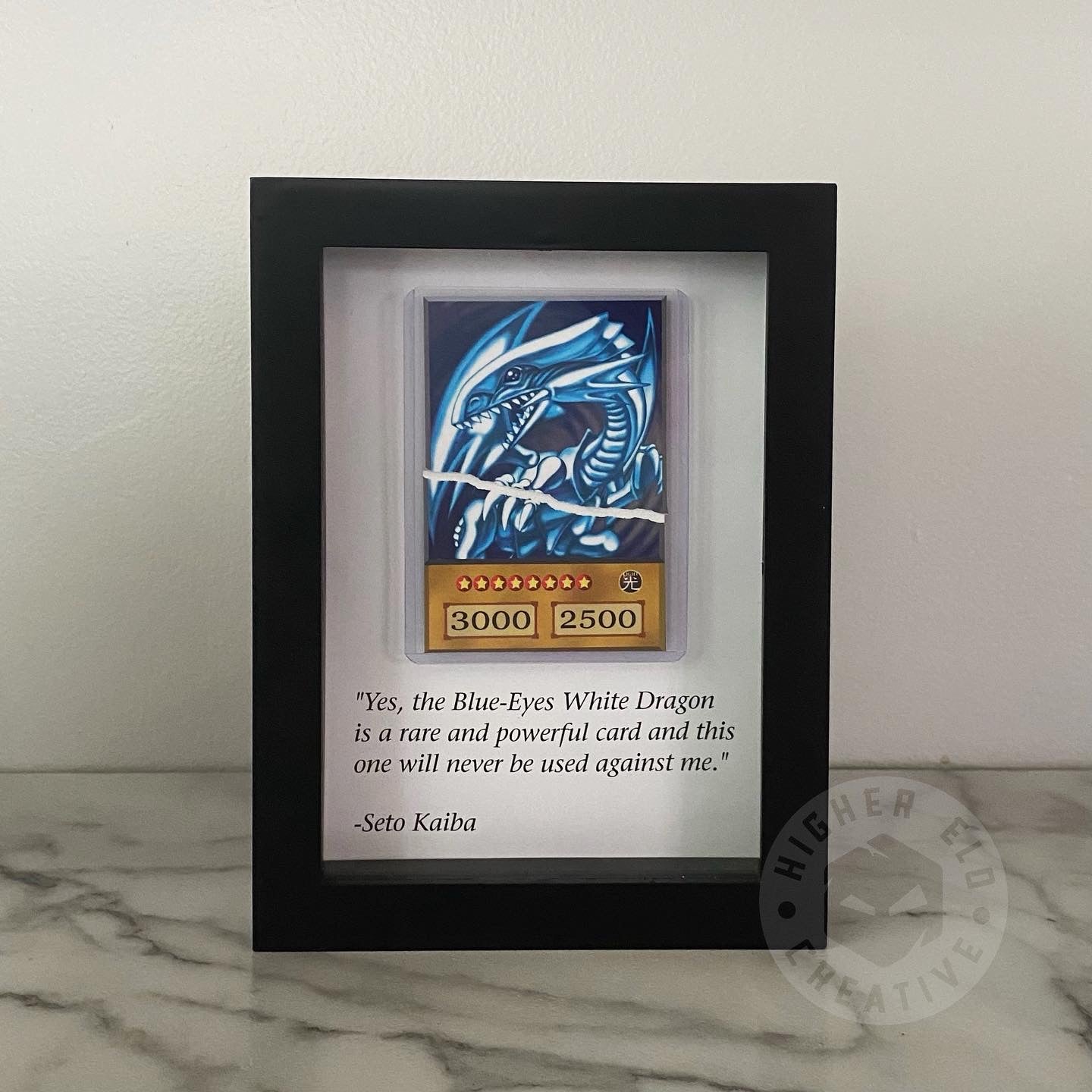 Blue-Eyes Framed Display