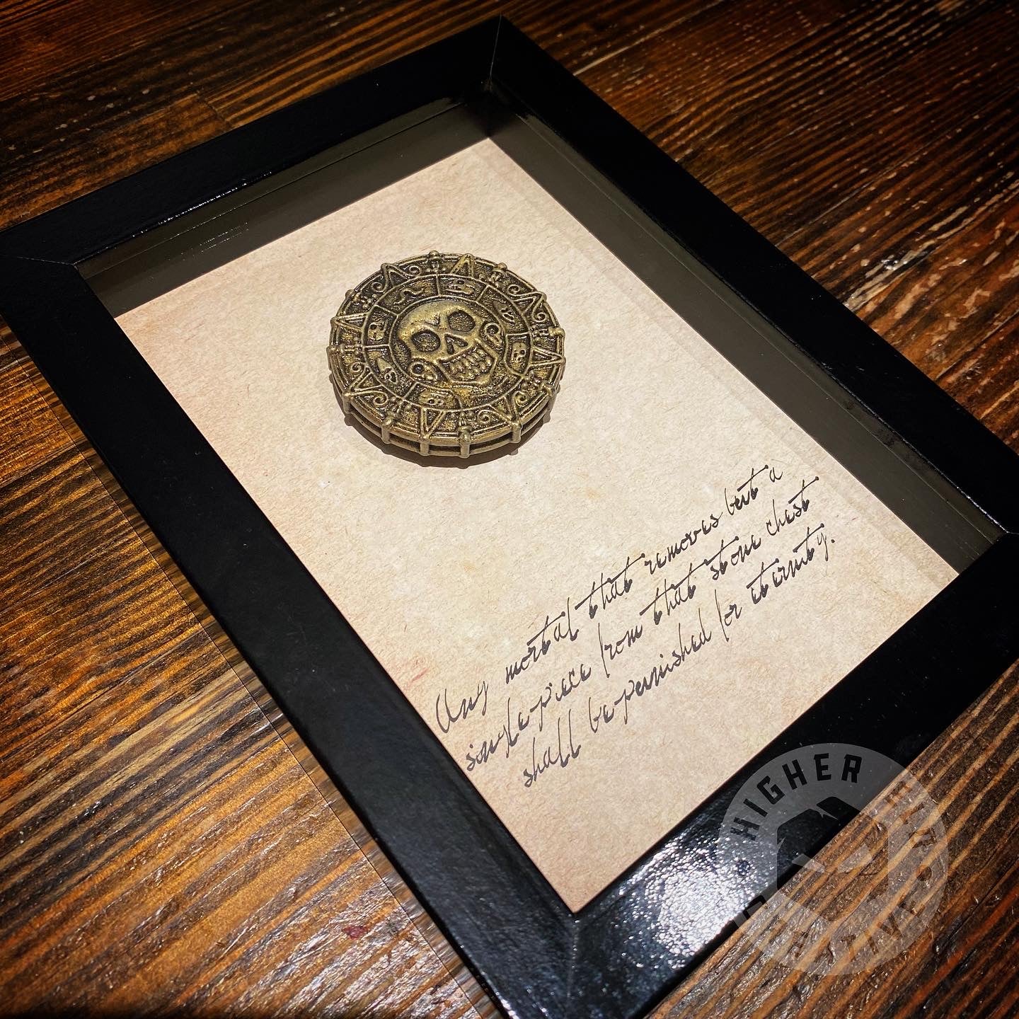 Cursed Coin Framed Display