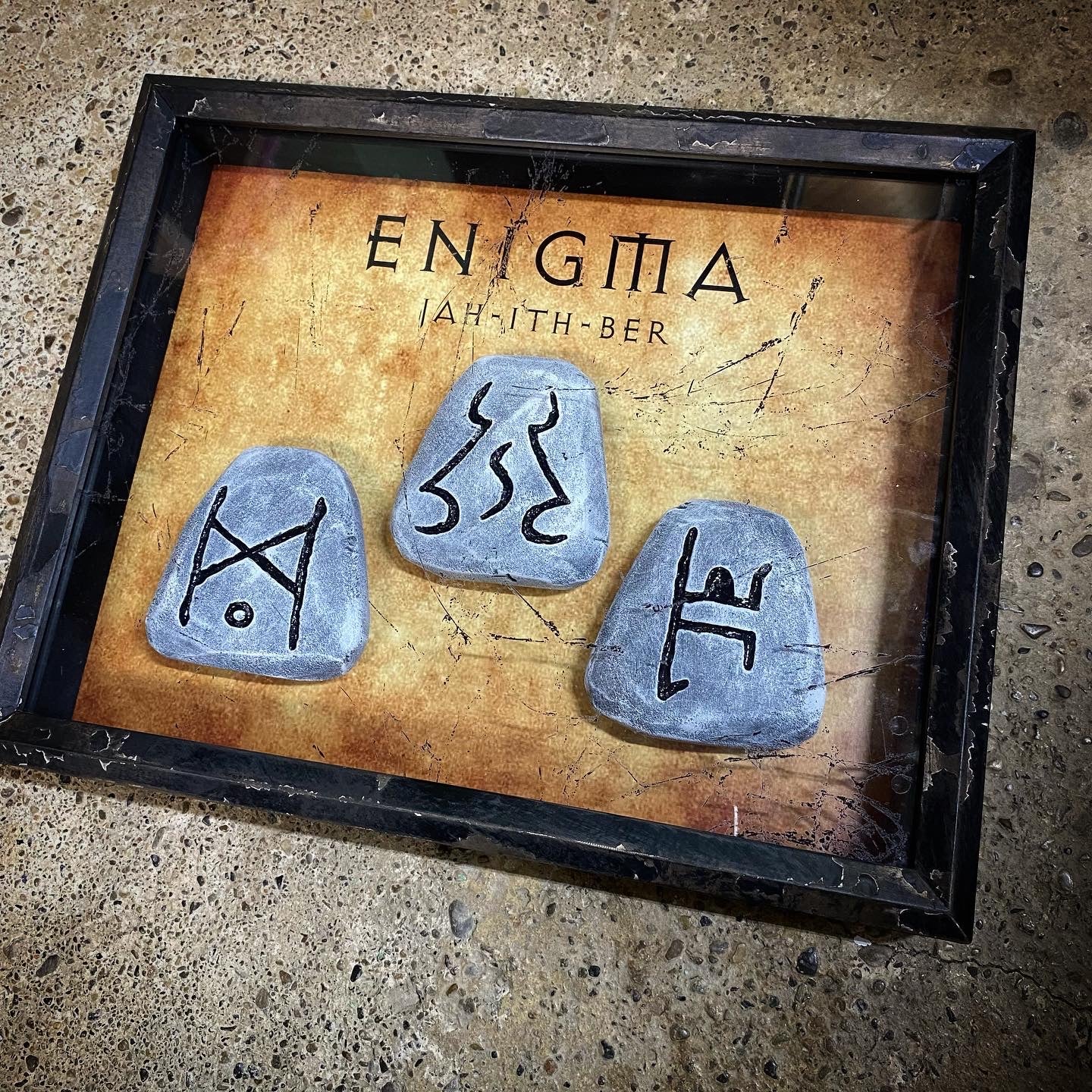 Runeword Framed Display