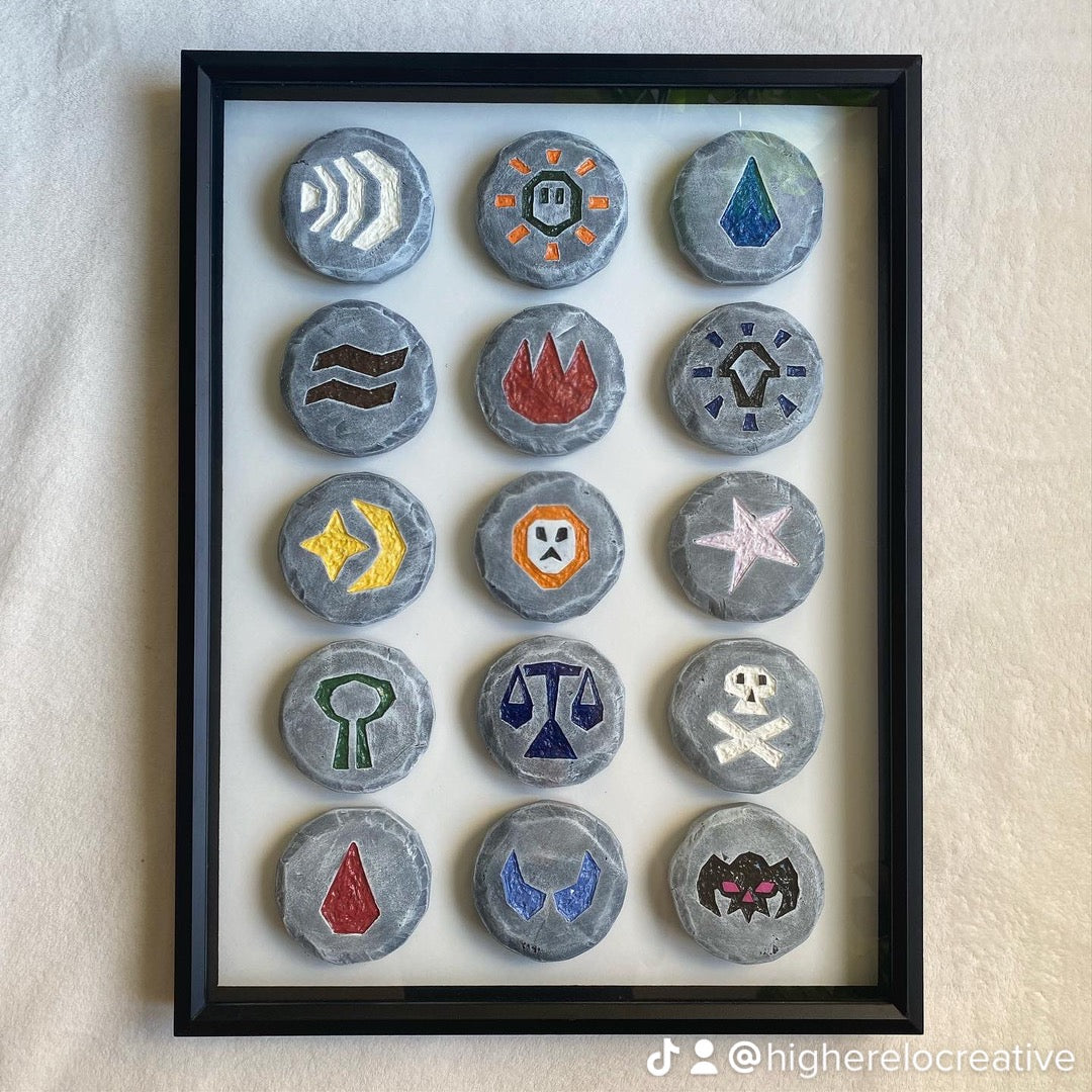 Rune Set Framed Display